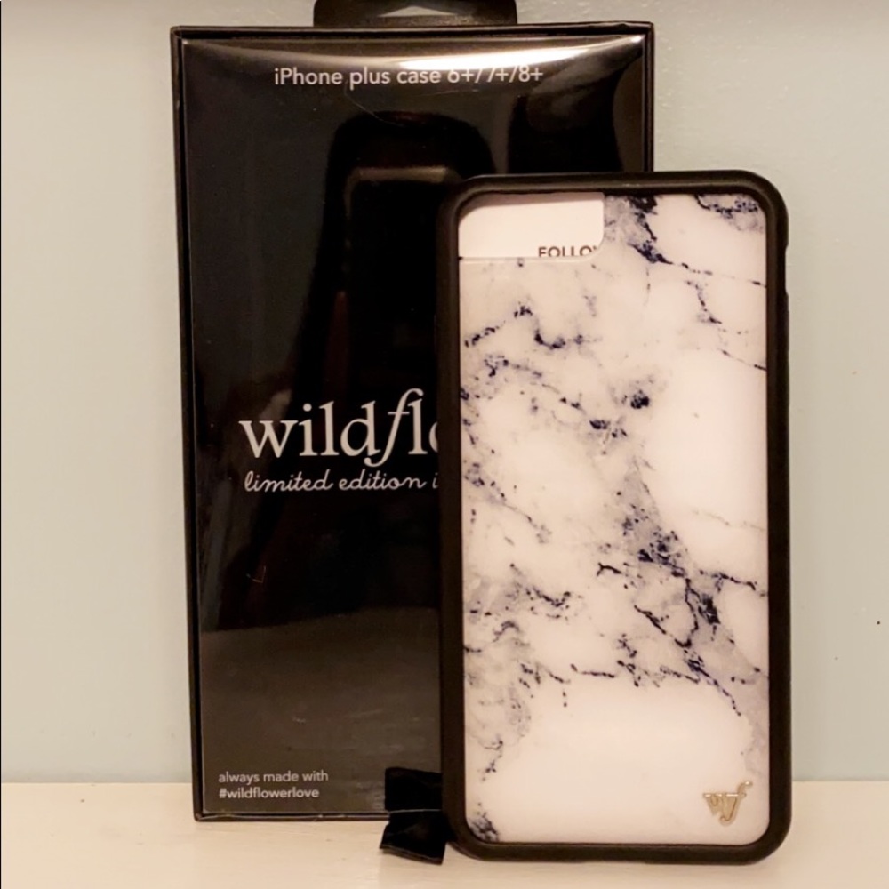 Wildflower iphone plus 6+/7+/8+ case
